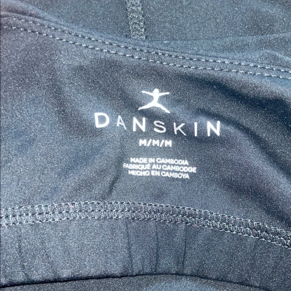 Danskin Black Cropped Sports Tank - Picture 3 of 3